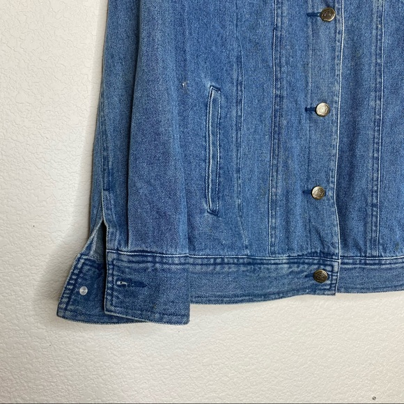 90’s Vintage Denim Jean Jacket Oversized - Picture 3 of 7